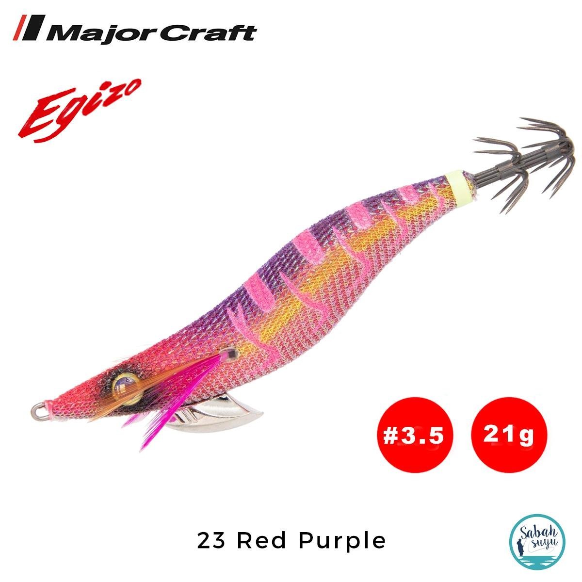 Major Craft Egi Sutte Kalamar Zokası EGZ-3.5 21gr #23 Red Purple