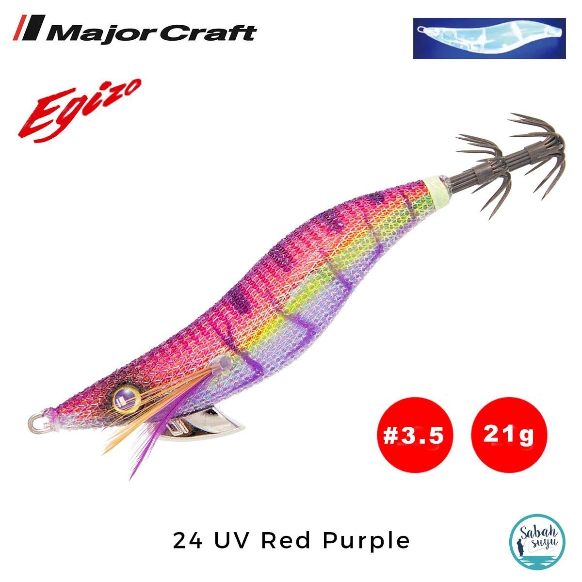 Major Craft Egi Sutte Kalamar Zokası EGZ-3.5 21gr #24 UV Red Purple