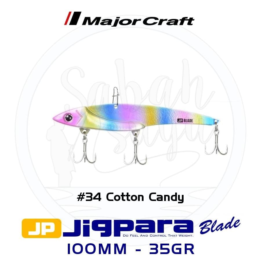 Major Craft Jigpara JPB-100 Blade Vibrasyon Jig 100mm 35gr #34 Cotton Candy