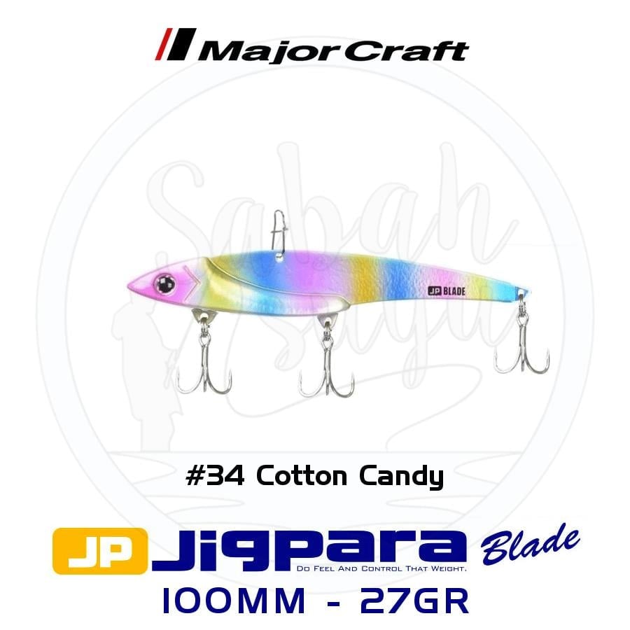 Major Craft Jigpara JPB-100 Blade Vibrasyon Jig 100mm 27gr #34 Cotton Candy