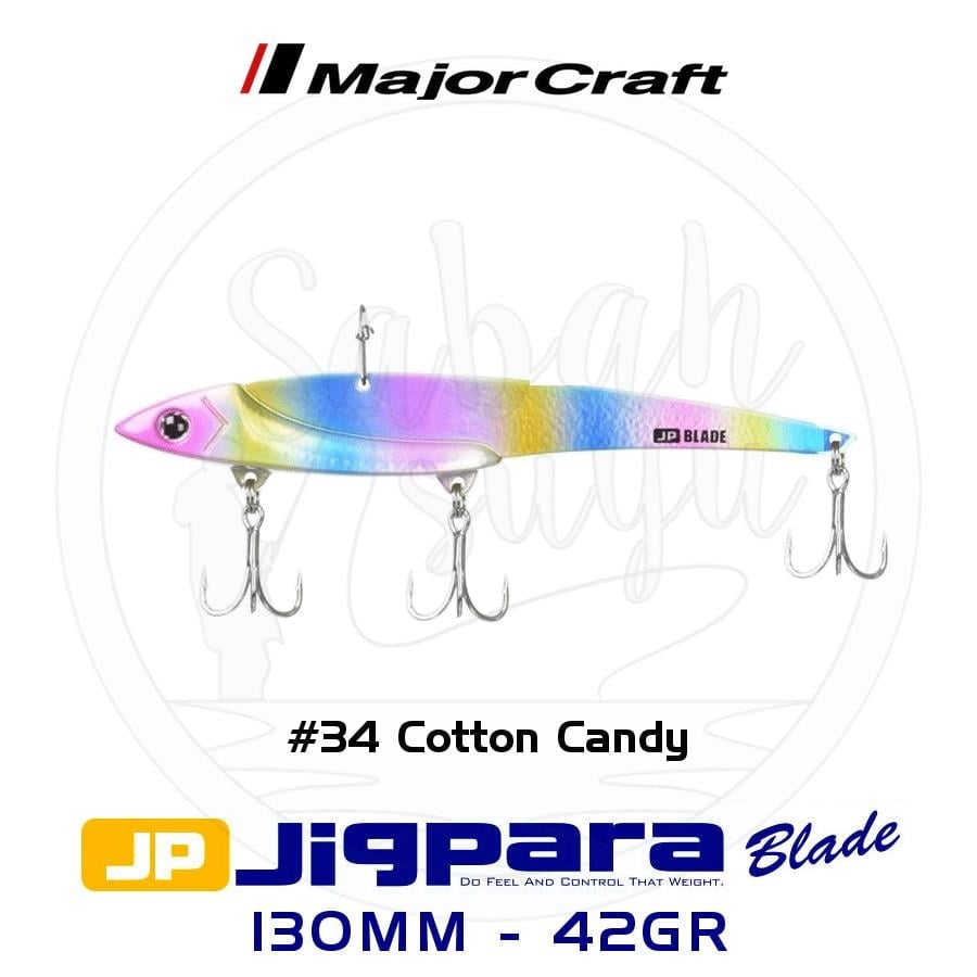 Major Craft Jigpara JPB-130 Blade Vibrasyon Jig 130mm 42gr #34 Cotton Candy