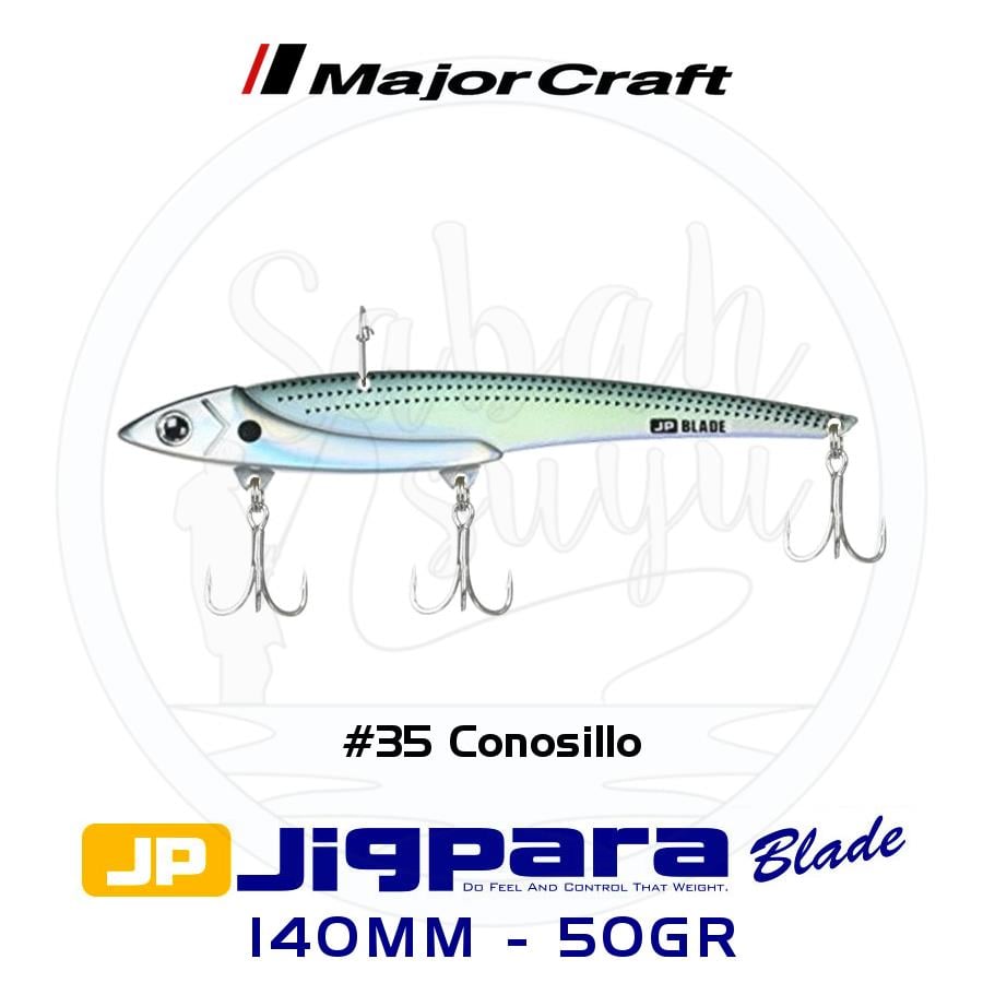 Major Craft Jigpara JPB-140 Blade Vibrasyon Jig 140mm 50gr #35 Conosillo