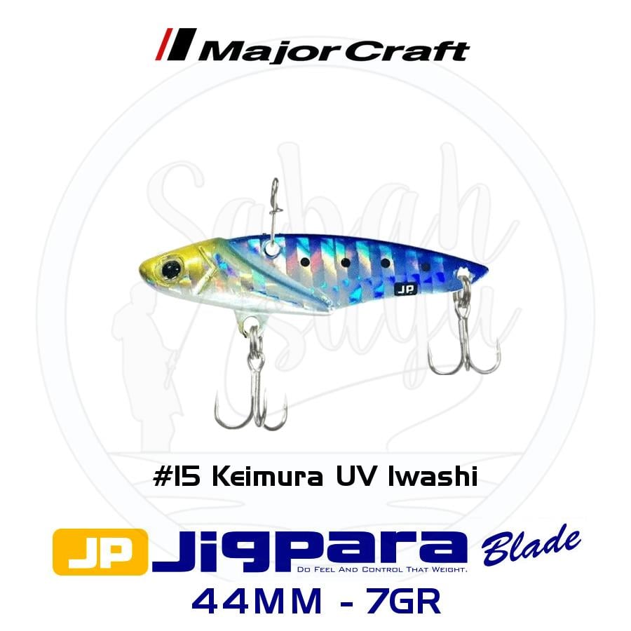 Major Craft Jigpara JPB-44 Blade Vibrasyon Jig 44mm 7gr #15 Keimura (UV) Iwashi