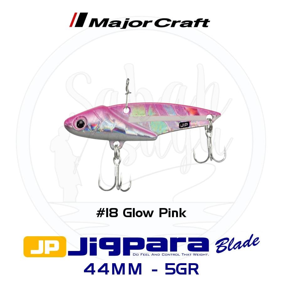 Major Craft Jigpara JPB-44 Blade Vibrasyon Jig 44mm 5gr #18 Glow Pink