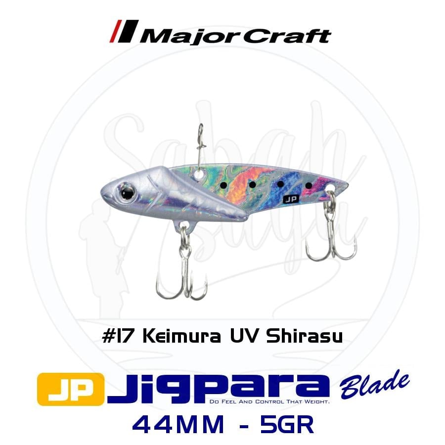 Major Craft Jigpara JPB-44 Blade Vibrasyon Jig 44mm 5gr #17 Keimura (UV) Shirasu