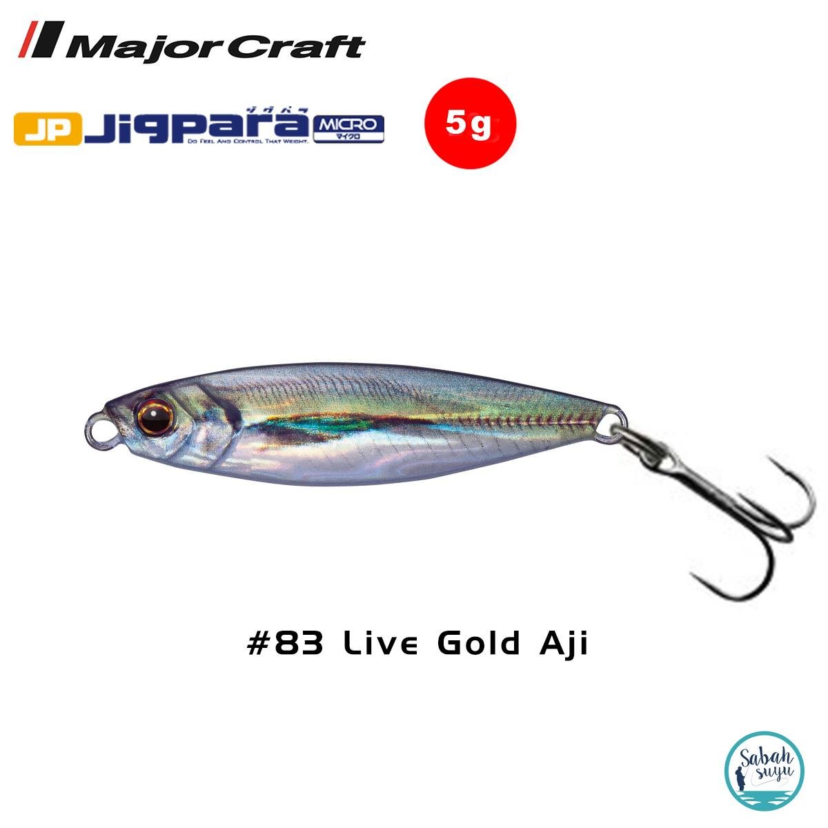 Major Craft Jigpara Micro JPM-5gr 35mm #83 Live Gold Aji