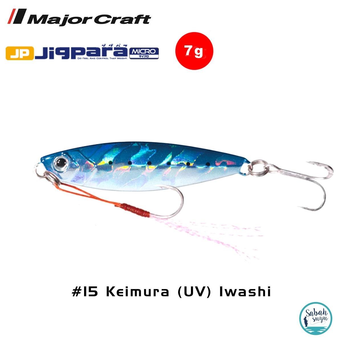 Major Craft Jigpara Micro JPM-7gr 40mm #15 Keimura (UV) Iwashi