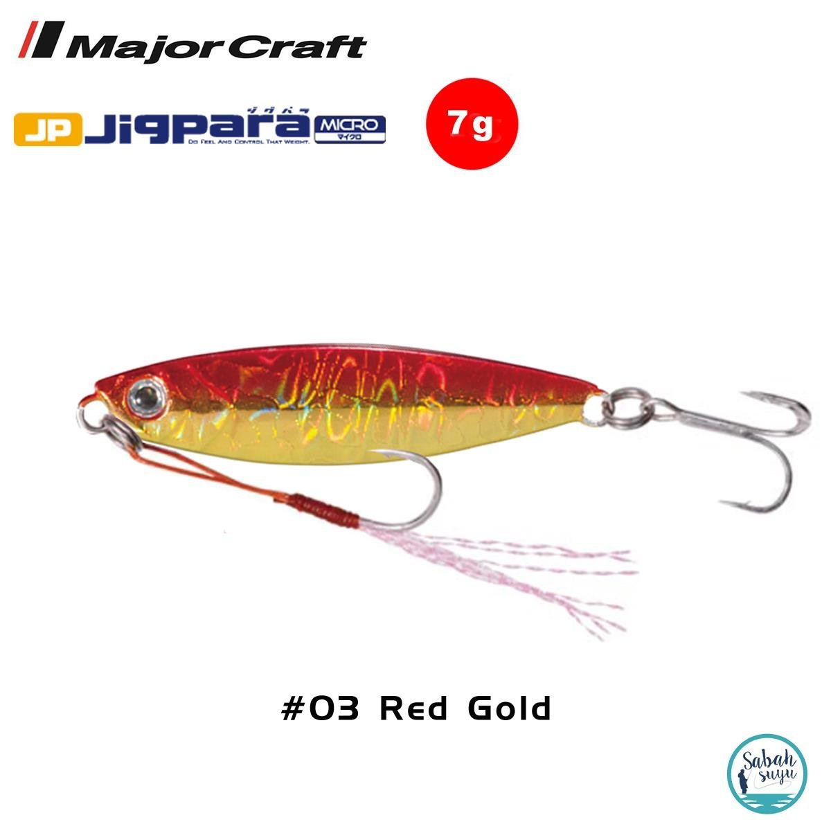 Major Craft Jigpara Micro JPM-7gr 40mm #03 Red Gold