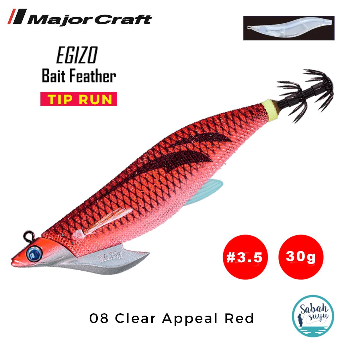 Major Craft Kalamar Zokası EBFT-3.5 30gr #08 Clear Appeal Red