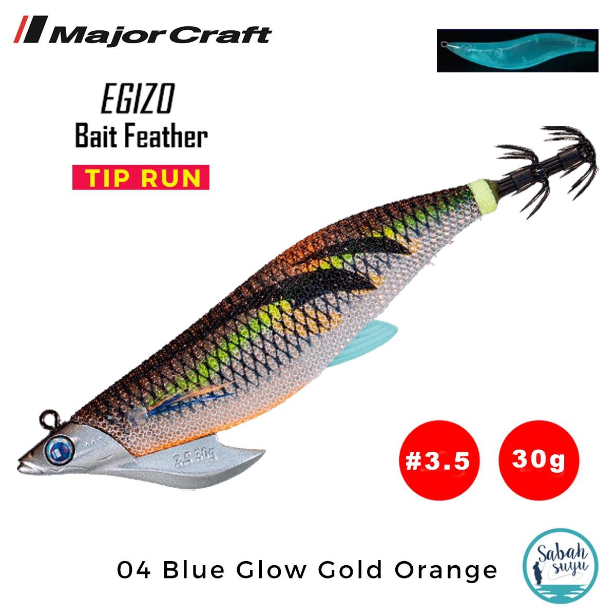 Major Craft Kalamar Zokası EBFT-3.5 30gr #04 Blue Glow Gold Orange