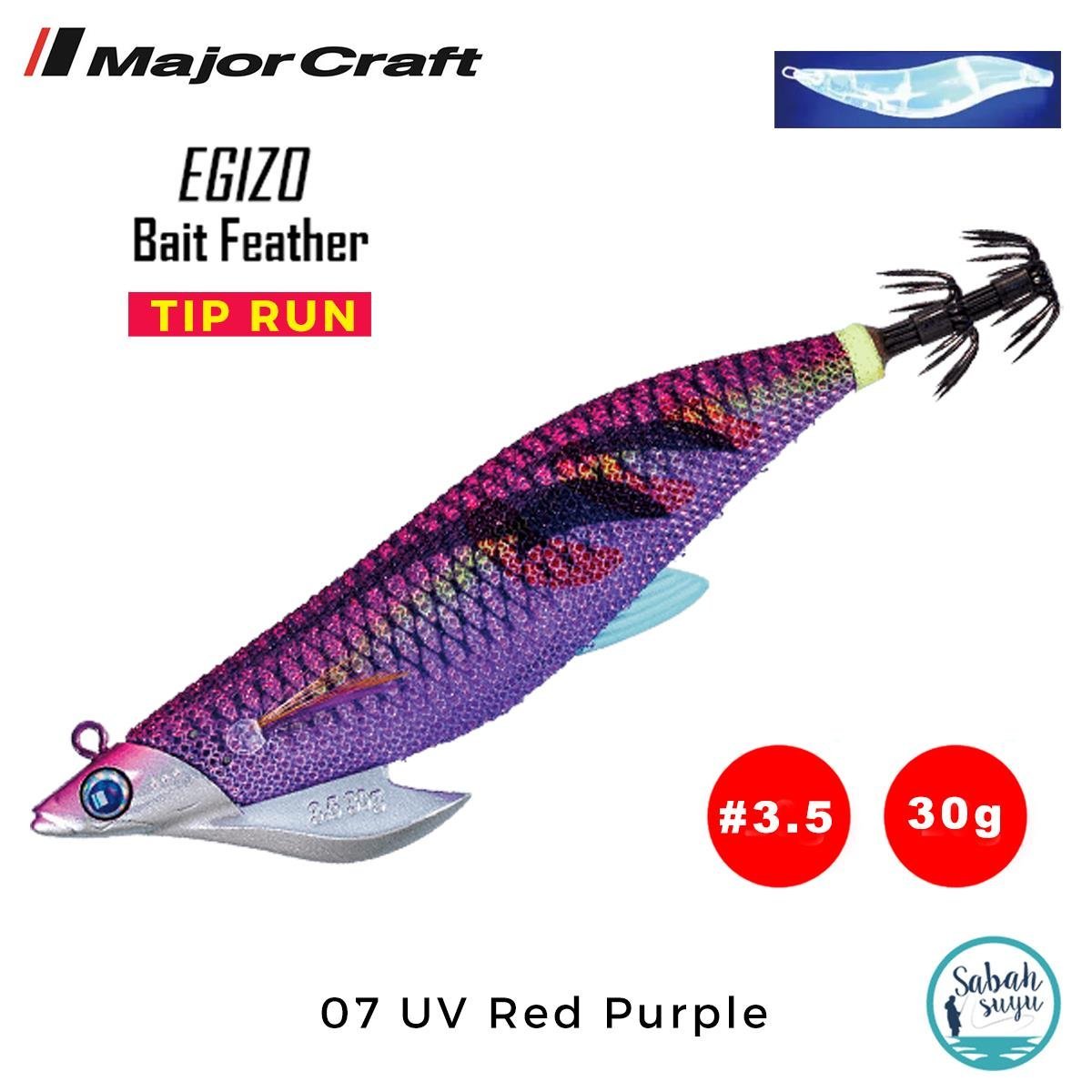 Major Craft Kalamar Zokası EBFT-3.5 30gr #07 UV Red Purple