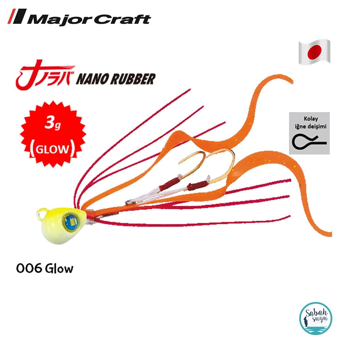 Major Craft Nano Rubber 3gr 006 Glow