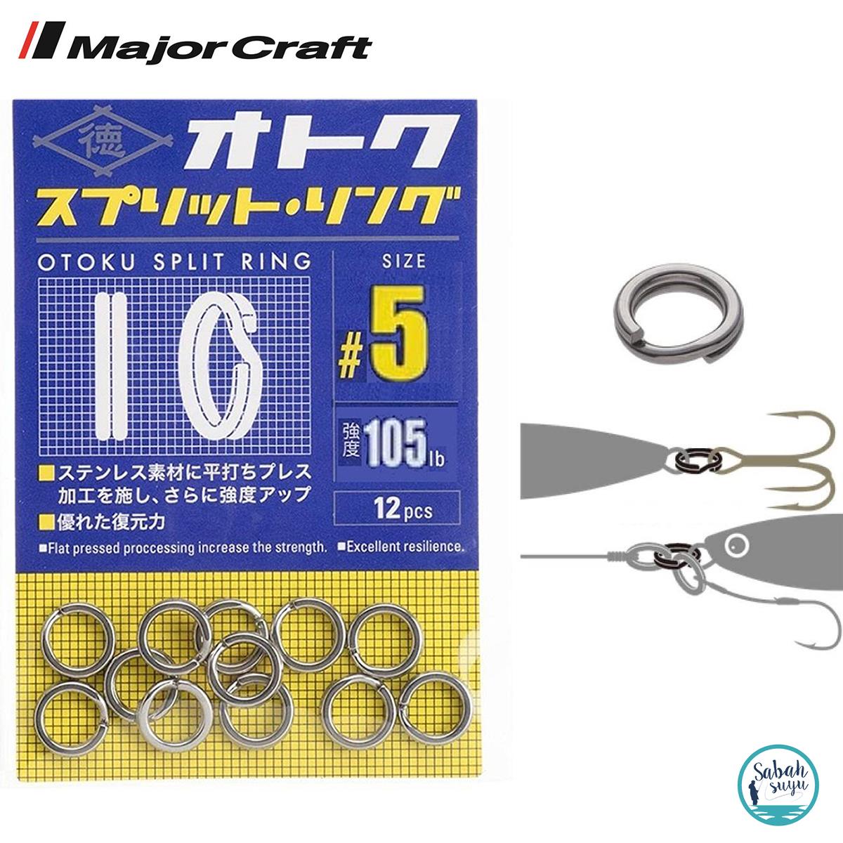 Major Craft Otoku Split Ring Halka #5 (12Ad)