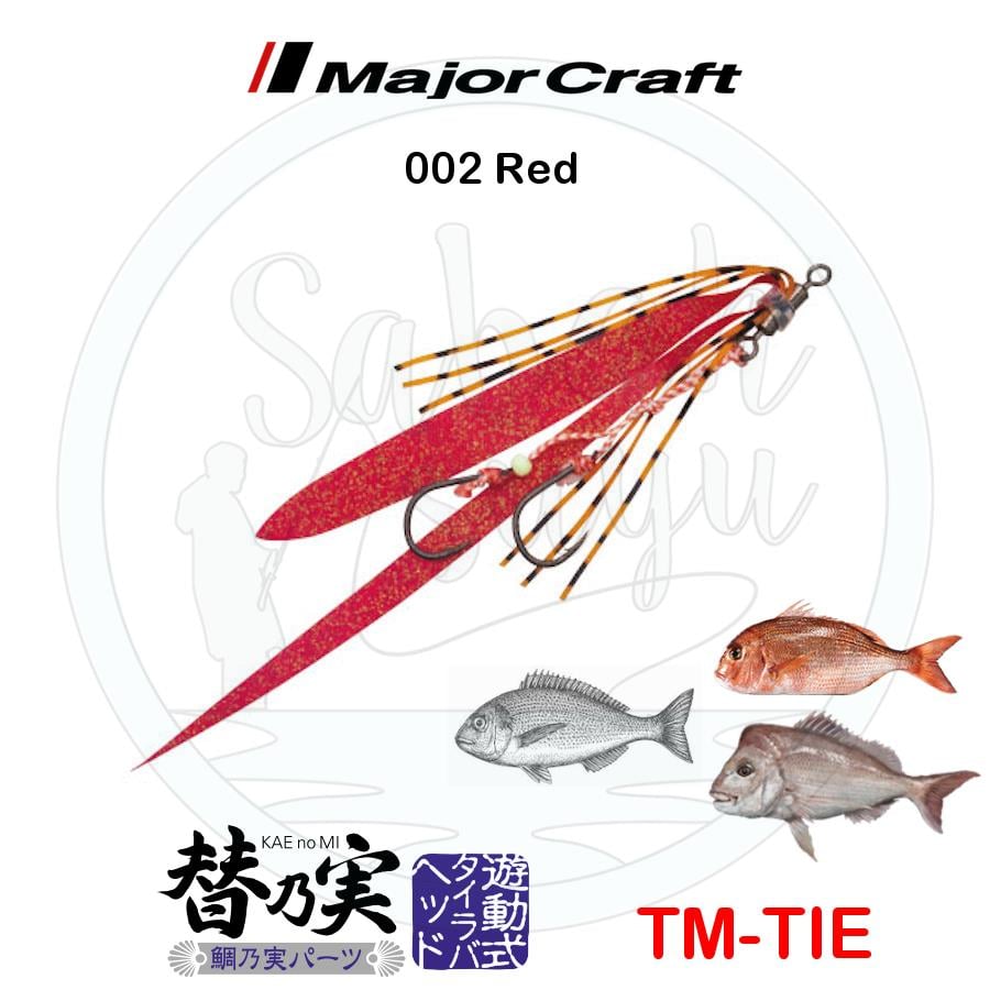 Major Craft Tai Rubber TM TIE İğneli Yedek Kuyruk #002 Red