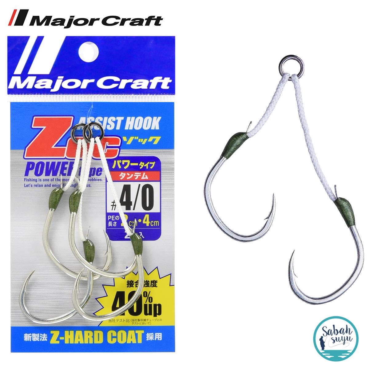 Major Craft ZOC-PT-2040 Çiftli Asist İğne #4/0 (2 Adet)
