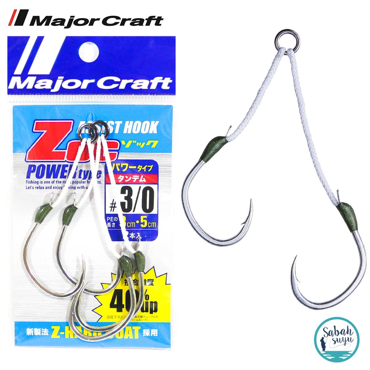 Major Craft ZOC-PT-3050 Çiftli Asist İğne #3/0 (2 Adet)