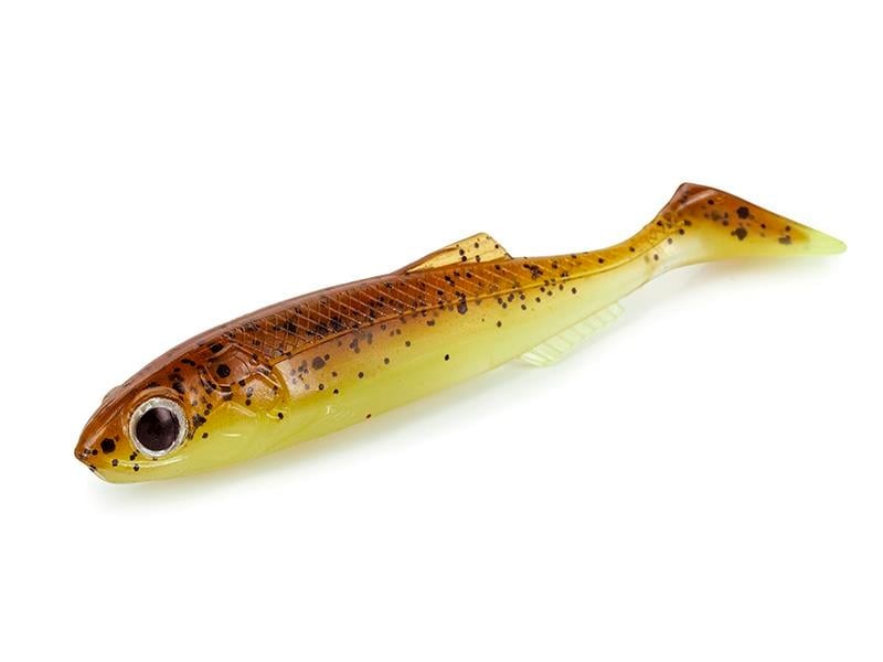 Molix RT Shad 3.5'' 9cm (5 Ad) Silikon Balık UV Brown Cream Pepper