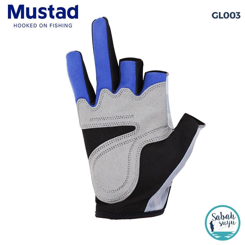 Mustad Sun Gloves UV Korumalı Balıkçı Eldiveni Large