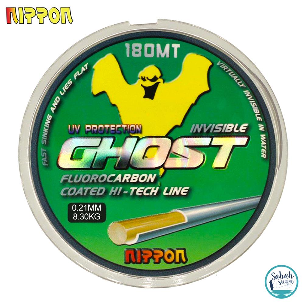 Nippon Ghost FC Coated Mono Misina 180mt 0.21mm 8.3kg