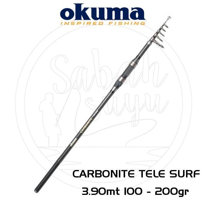 Okuma Carbonite Teleskopik Surf Kamış 3.90mt 100-200gr