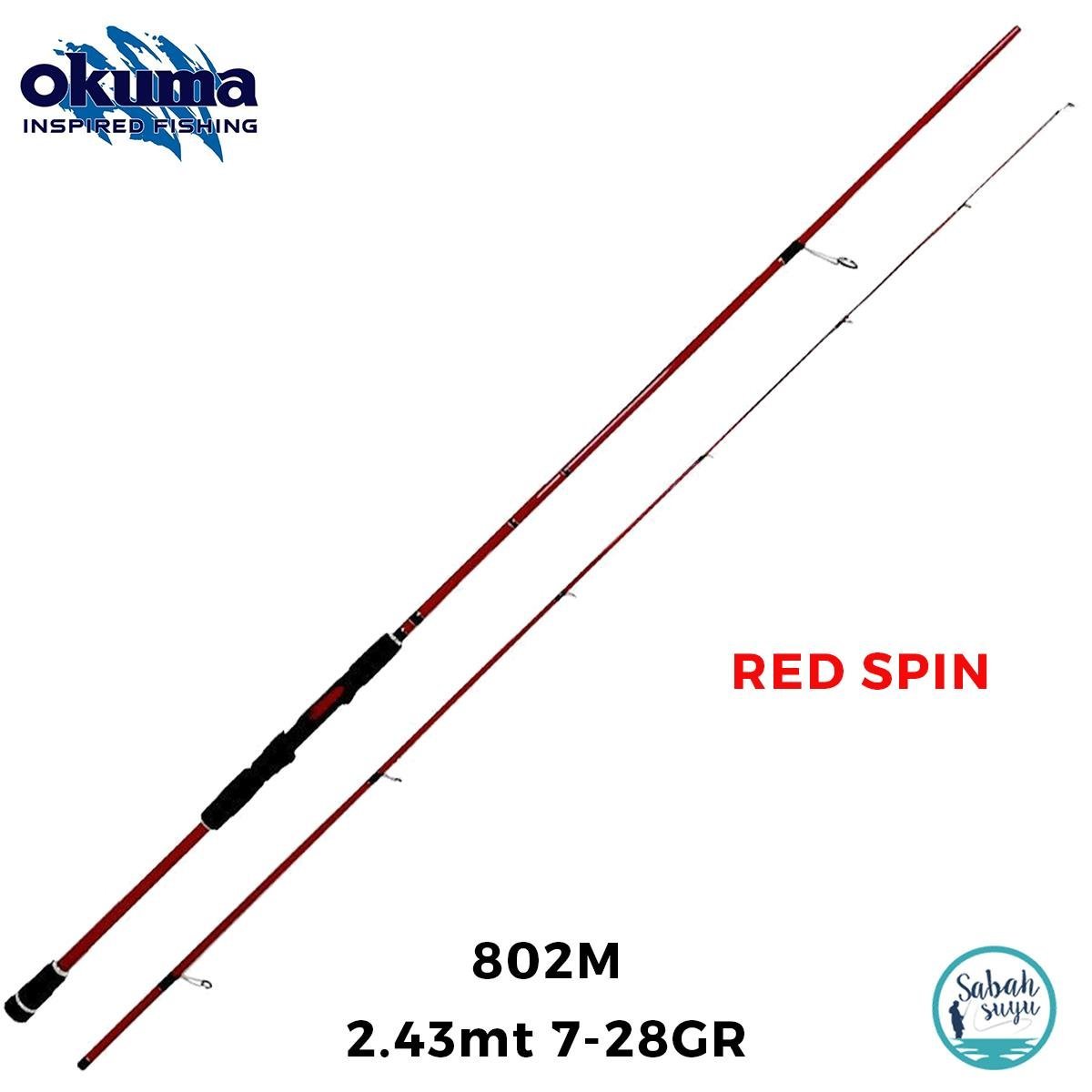 Okuma Red Spin 2.43mt 7-28gr (2P) Spin Kamış