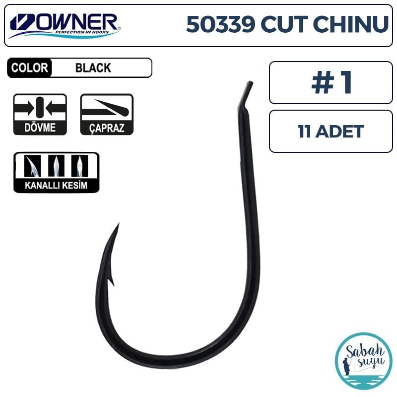 Owner 50339 Cut Chinu İğne Siyah #1 (11 Adet)