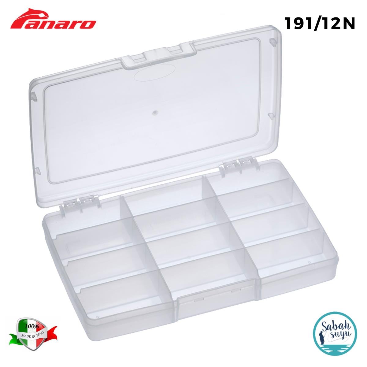 Plastica Panaro 191/12N 12 Gözlü Kutu 245X165X40mm.