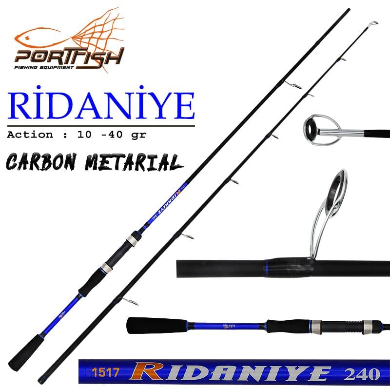 Portfish Ridaniye Spin 2.40mt 10-40gr (2P) Spin Kamış