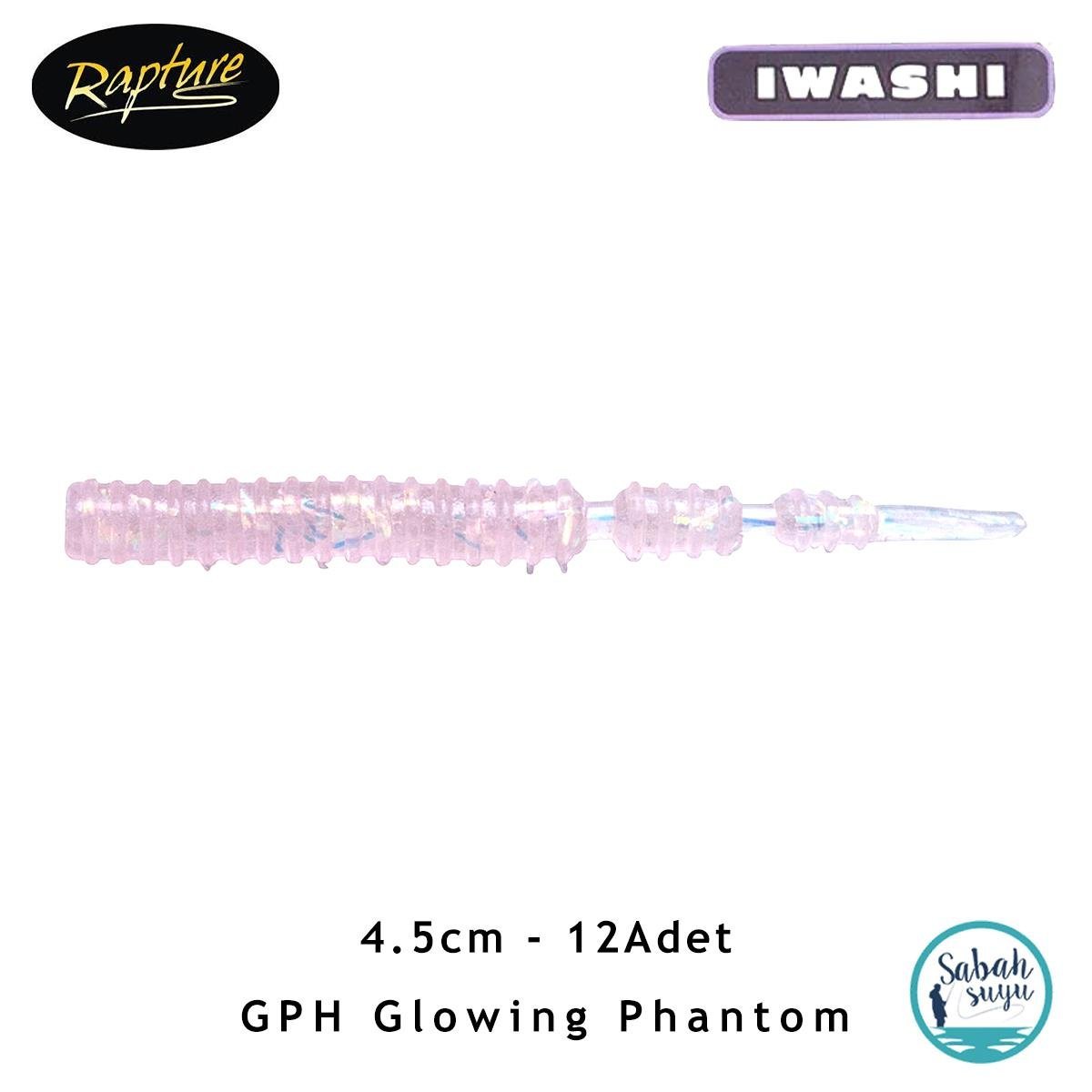 Rapture Mebaru Iwashi Silikon Yem 4.5cm (12 Adet) Glow Phantom