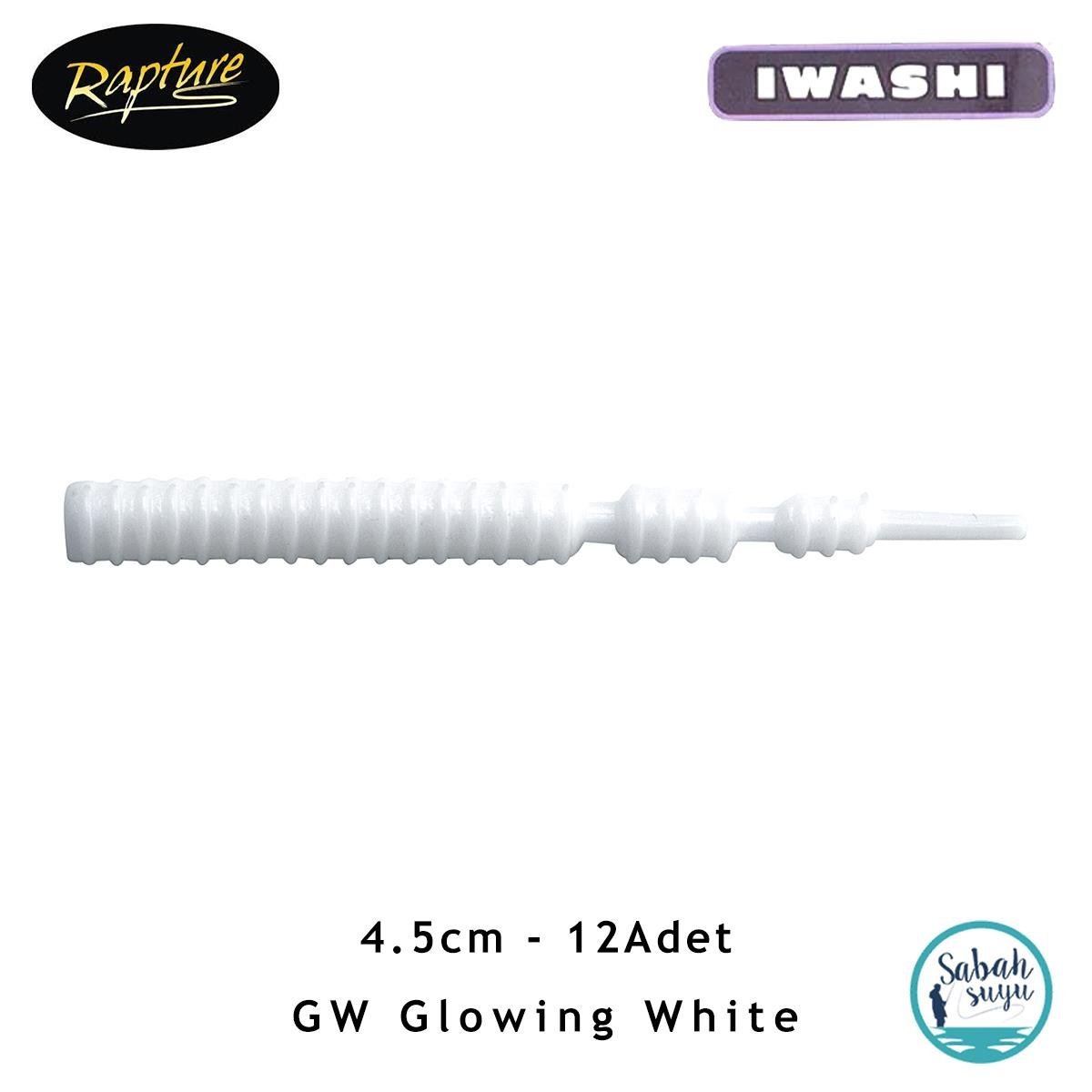 Rapture Mebaru Iwashi Silikon Yem 4.5cm (12 Adet) Glow White