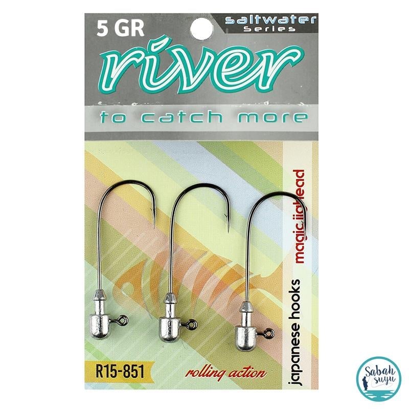 River Magic Jig Head #3/0 5gr (3 Adet)