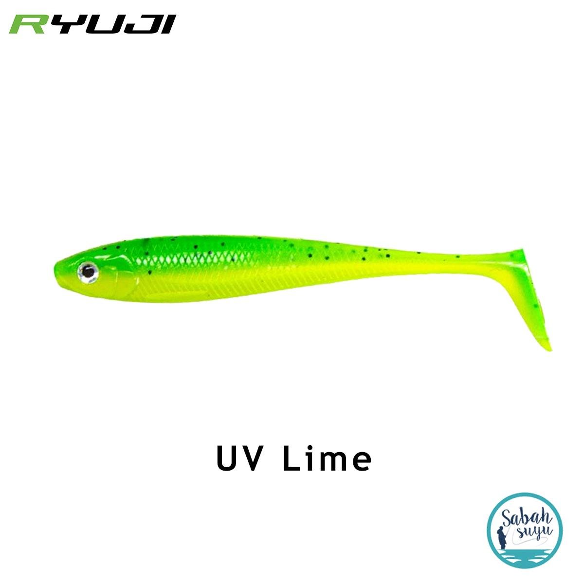 Ryuji Panic Shad 9cm 5.5gr Silikon Balık (3 Adet) UV Lime