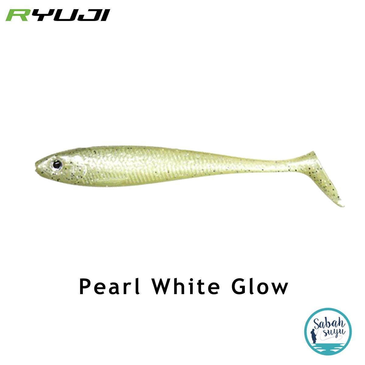 Ryuji Panic Shad 9cm 5.5gr Silikon Balık (3 Adet) Pearl White Glow
