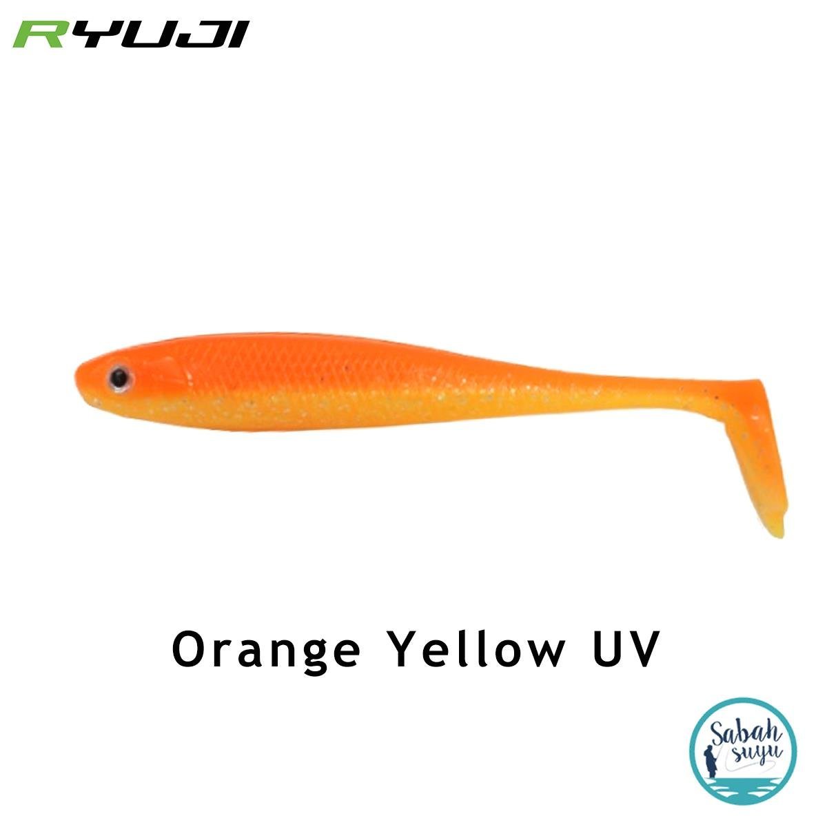 Ryuji Panic Shad 9cm 5.5gr Silikon Balık (3 Adet) Orange Yellow UV