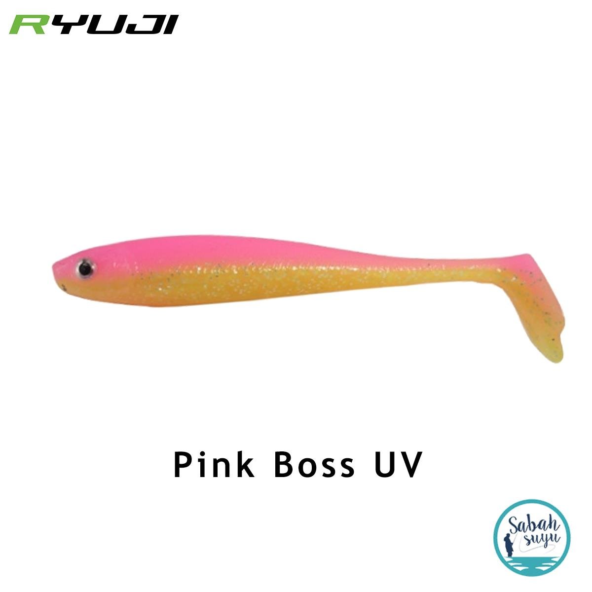 Ryuji Panic Shad 9cm 5.5gr Silikon Balık (3 Adet) Pink Boss UV