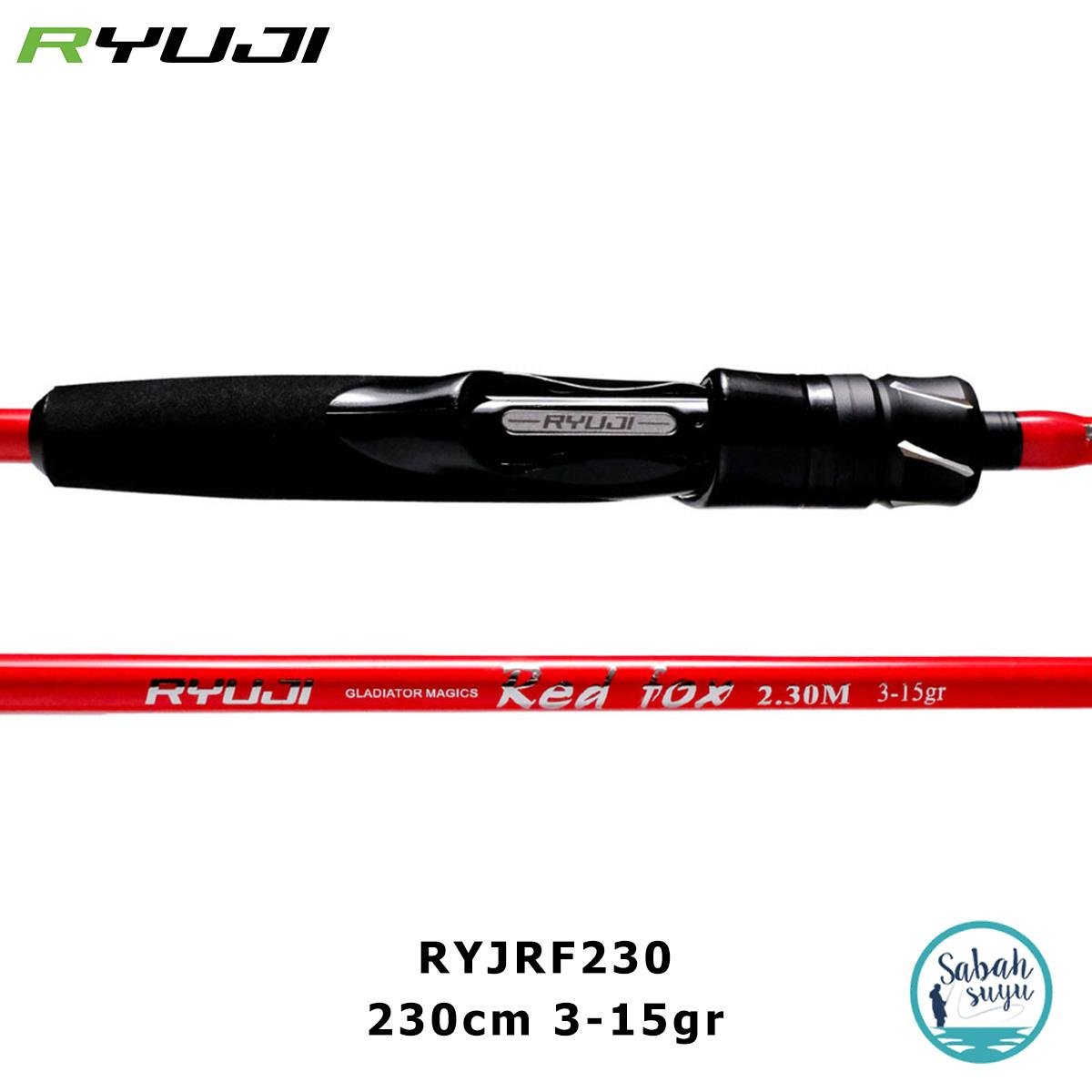 Ryuji Red Fox 2.30mt 3-15gr (2P) Light Spin Kamış