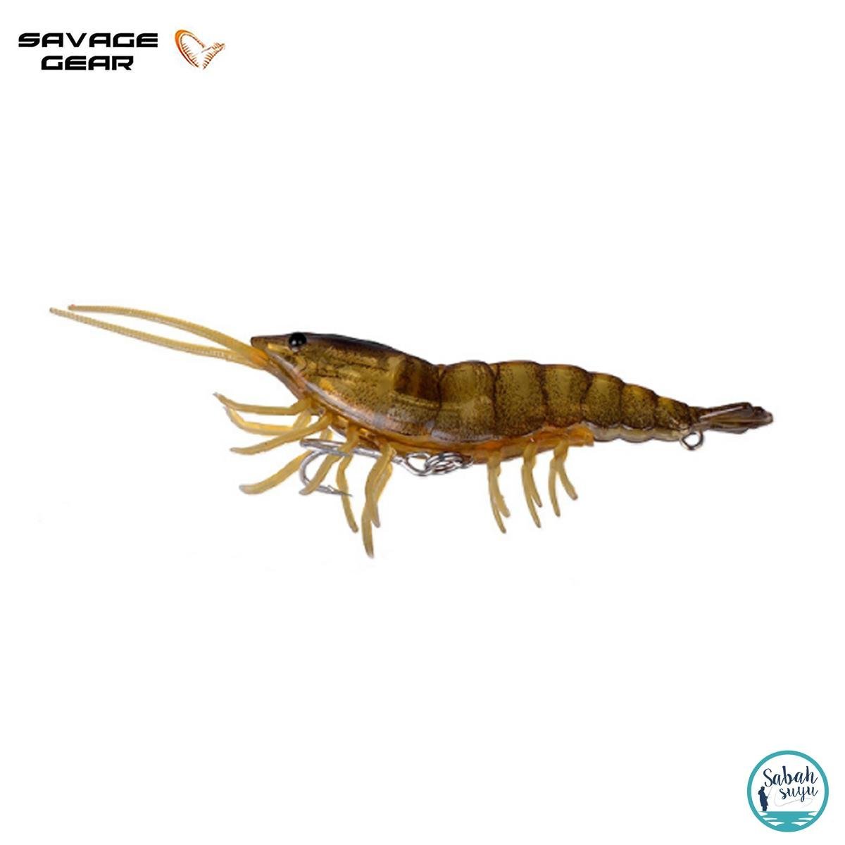 Savage Gear 3D Hybrid Shrimp 10cm 17gr Silikon Yem Brown