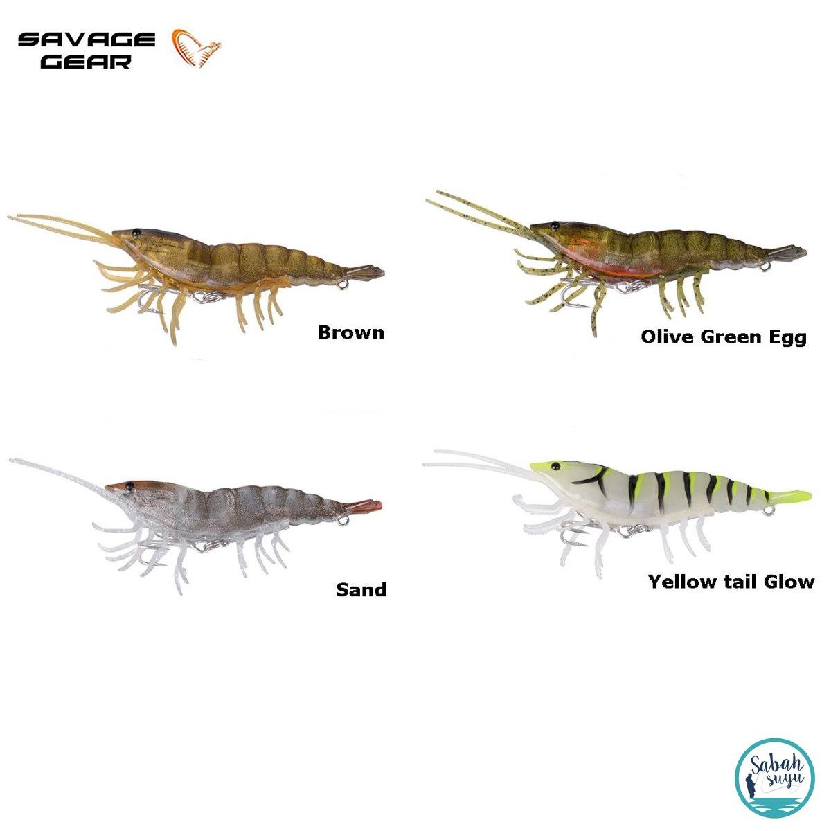 Savage Gear 3D Hybrid Shrimp 10cm 17gr Silikon Yem Brown
