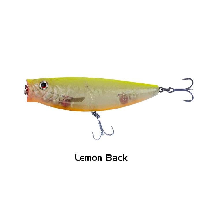 Savage Gear 3D Minnow Pop Walker 66 6.6cm 8gr Suni Yem Lemon Back