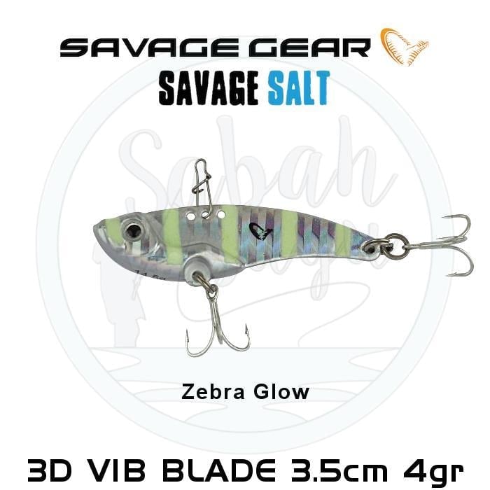 Savage Gear 3D Minnow VIB Blade 3.5cm 4gr Zebra Glow