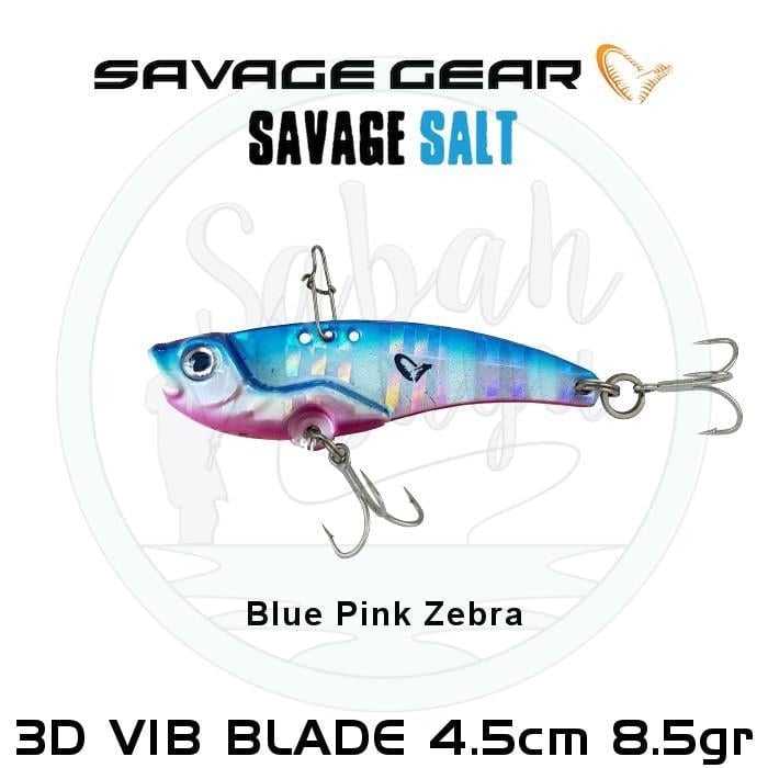 Savage Gear 3D Minnow VIB Blade 4.5cm 8.5gr Blue Pink Zebra