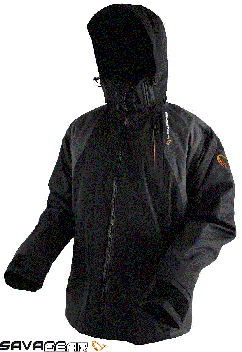Savage Gear Black Savage Jacket Grey
