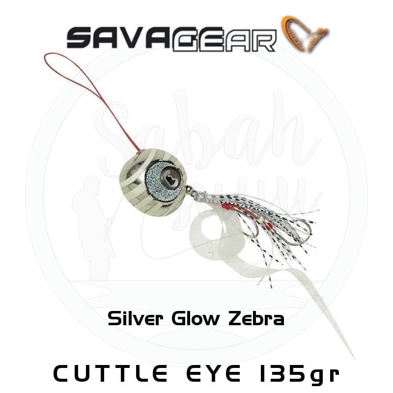 Savage Gear Cuttle Eye Suni Yem 135gr. Silver Glow Zebra