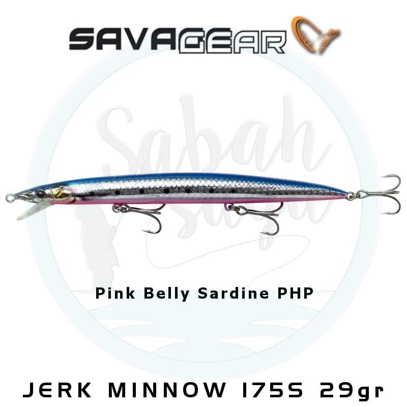Savage Gear Jerk Minnow 175mm 29gr Sinking Pink Belly Sardine PHP