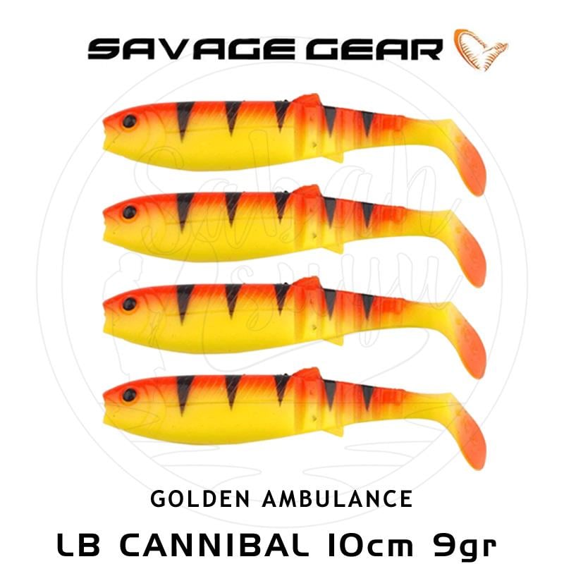 Savage Gear LB Cannibal 10cm 9gr Silikon Yem (4ad) Gold Ambulance