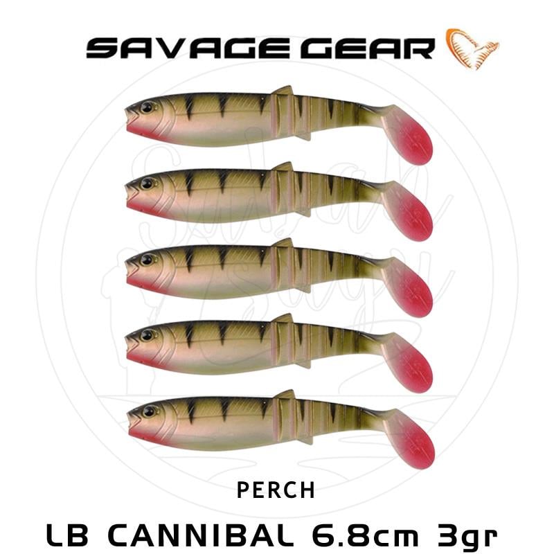 Savage Gear LB Cannibal 6.8cm 3gr Silikon Yem (5ad) Perch