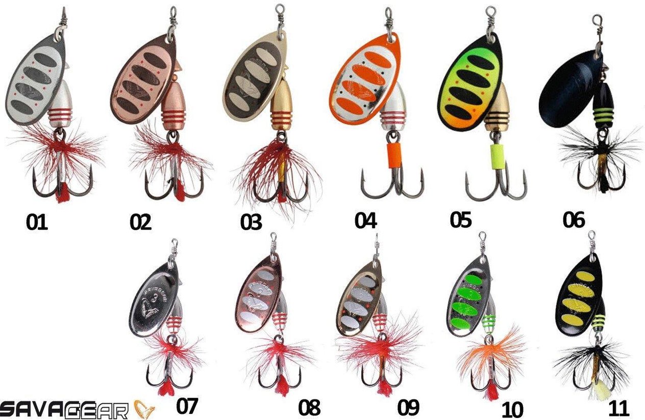 Savage Gear Rotex Spinner #2 5.5gr 04 Fluo Orange Silver