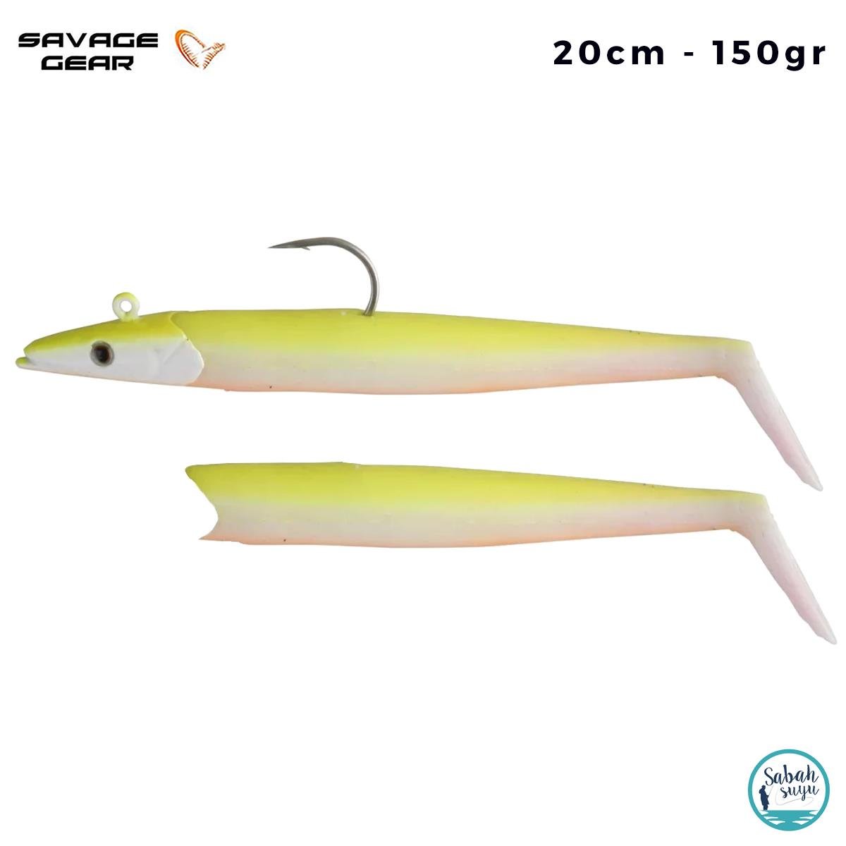Savage Gear Sandeel 20cm 150gr. Combo (2+1) Lemon Back