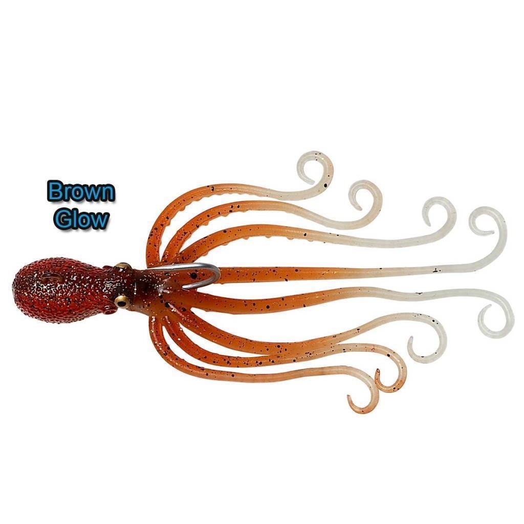 Savage Gear Sandeel 3D Octobus 10cm 35gr Brown Glow