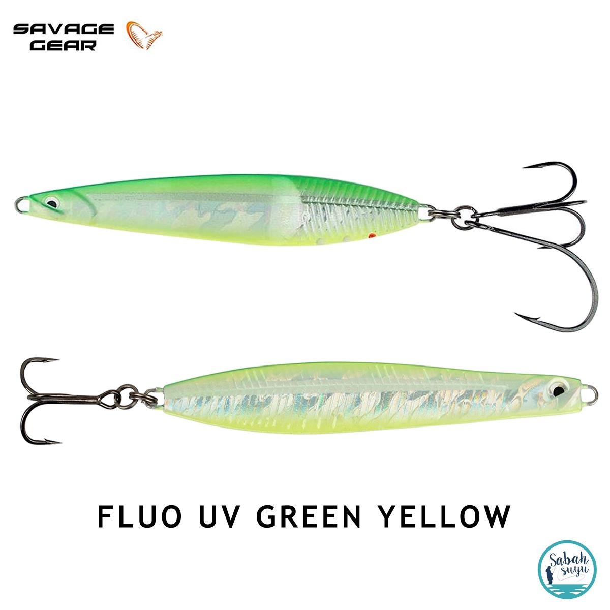 Savage Gear Seeker ISP 87mm 16gr Kaşık Yem Fluo UV Green Yellow